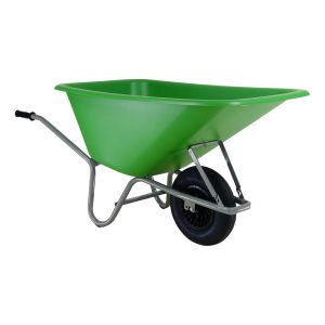 Kruiwagen Forza 165L HDPE bak groen