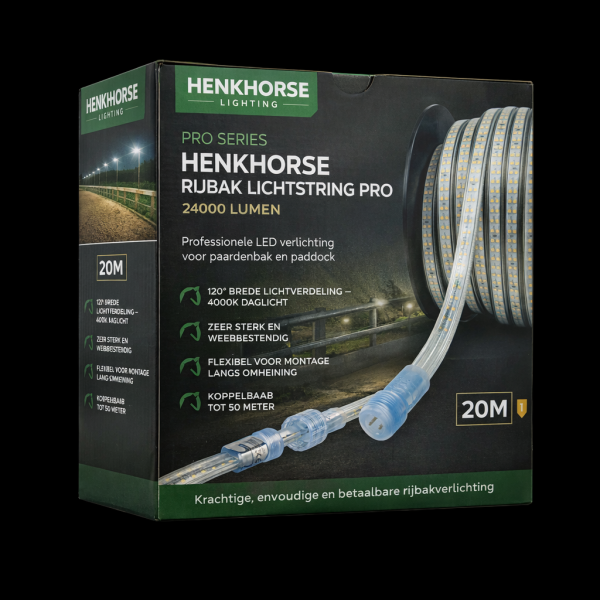 Ruiter Rijbaan Ledstring rijbaan verlichting 10 20 of 50 meter - henkhorse